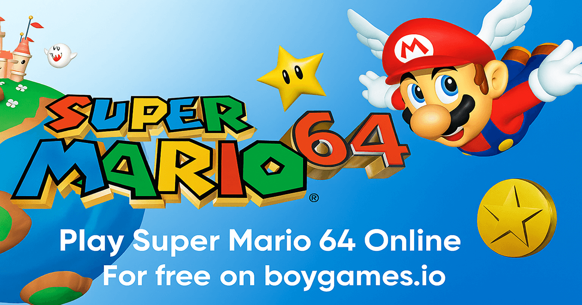 Super Mario 64 Online for free
