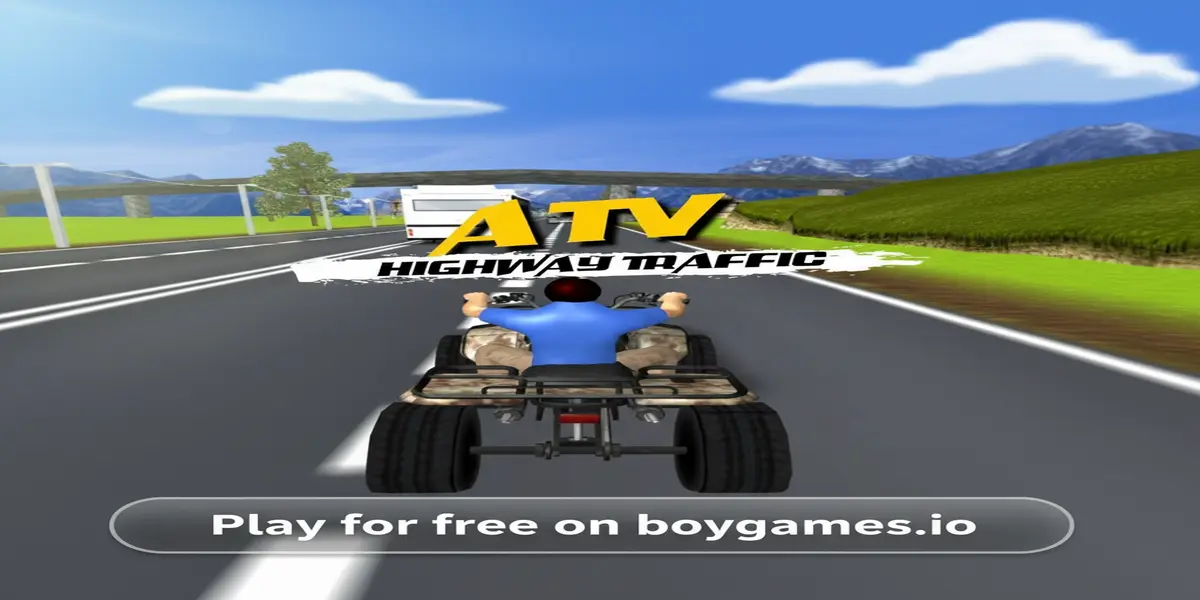 Gameplay screenshot of ATV Highway Traffic