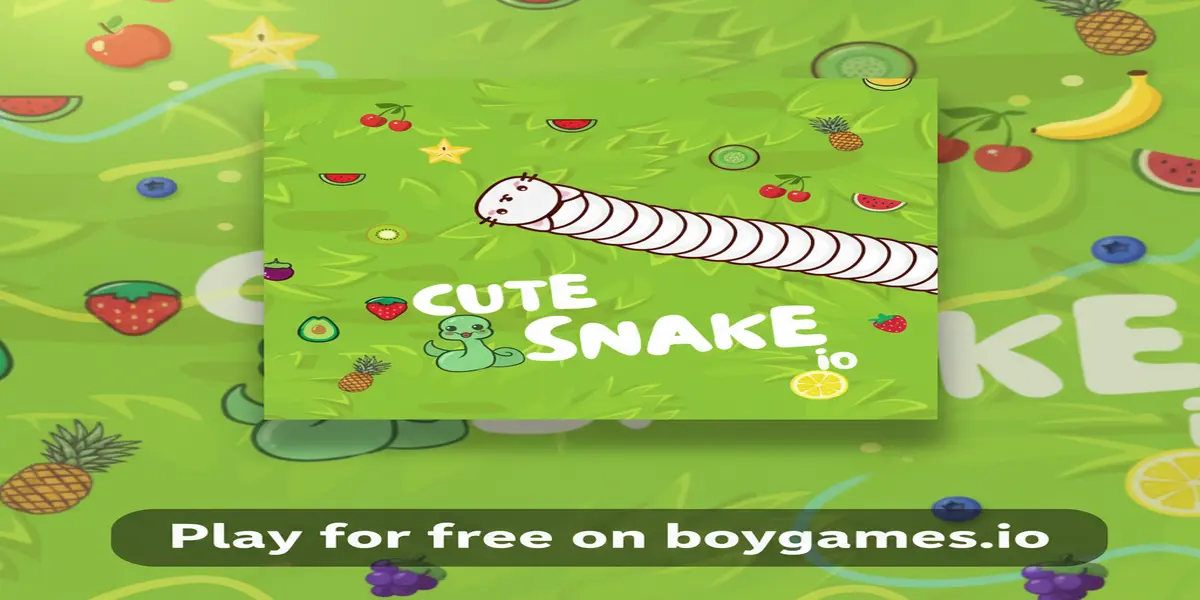 Gameplay screenshot of Cute Snake io