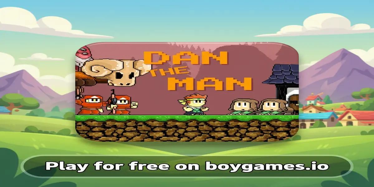 Gameplay screenshot of Dan the Man