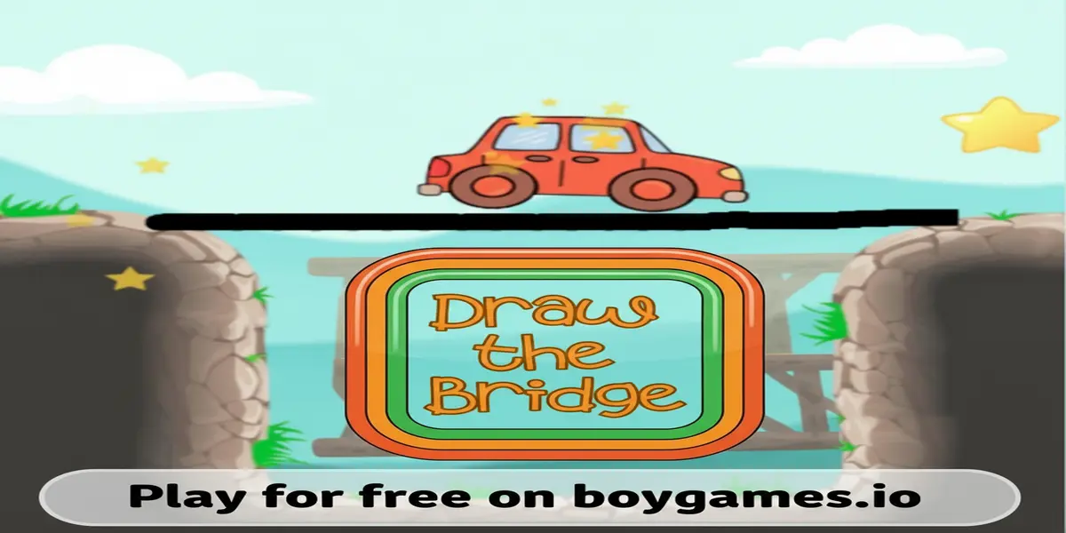 Gameplay screenshot of Draw The Bridge