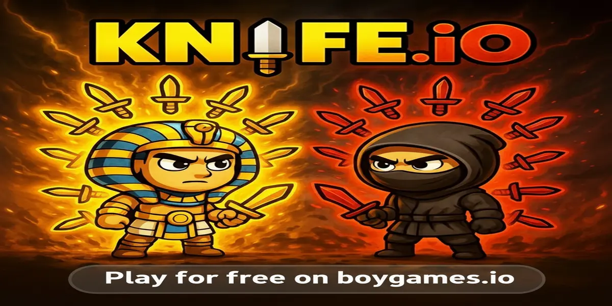 Gameplay screenshot of Knife io