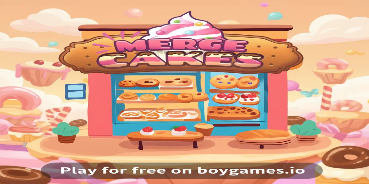 Gameplay screenshot of Merge Cakes