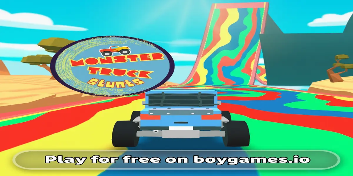 Gameplay screenshot of Monster Truck Stunts