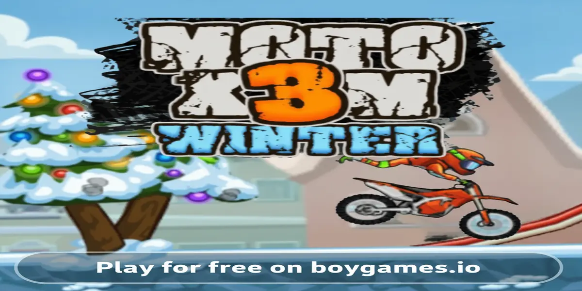 Gameplay screenshot of Moto X3M Winter