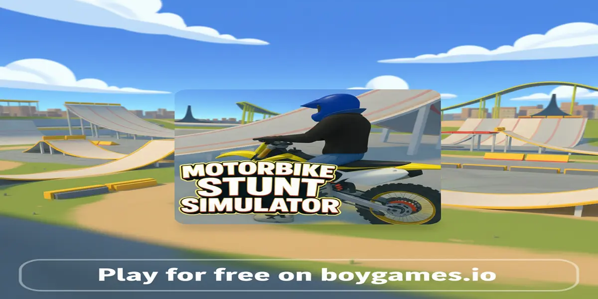 Gameplay screenshot of Motorbike Stunt Simulator