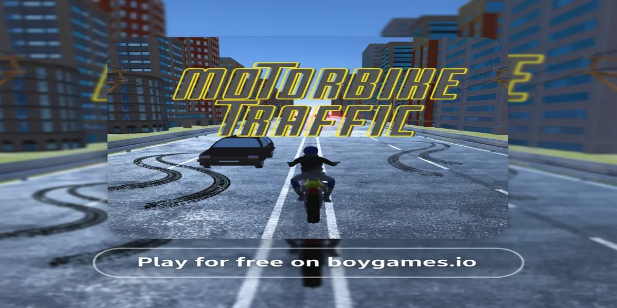 Gameplay screenshot of Motorbike Traffic