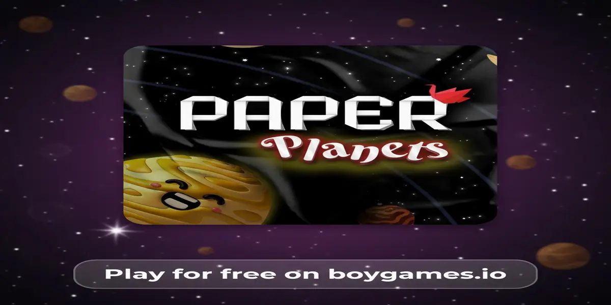 Gameplay screenshot of Paper Planets