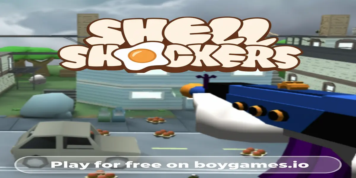 Gameplay screenshot of Shell Shockers.io