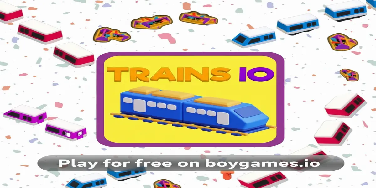 Gameplay screenshot of Trains io