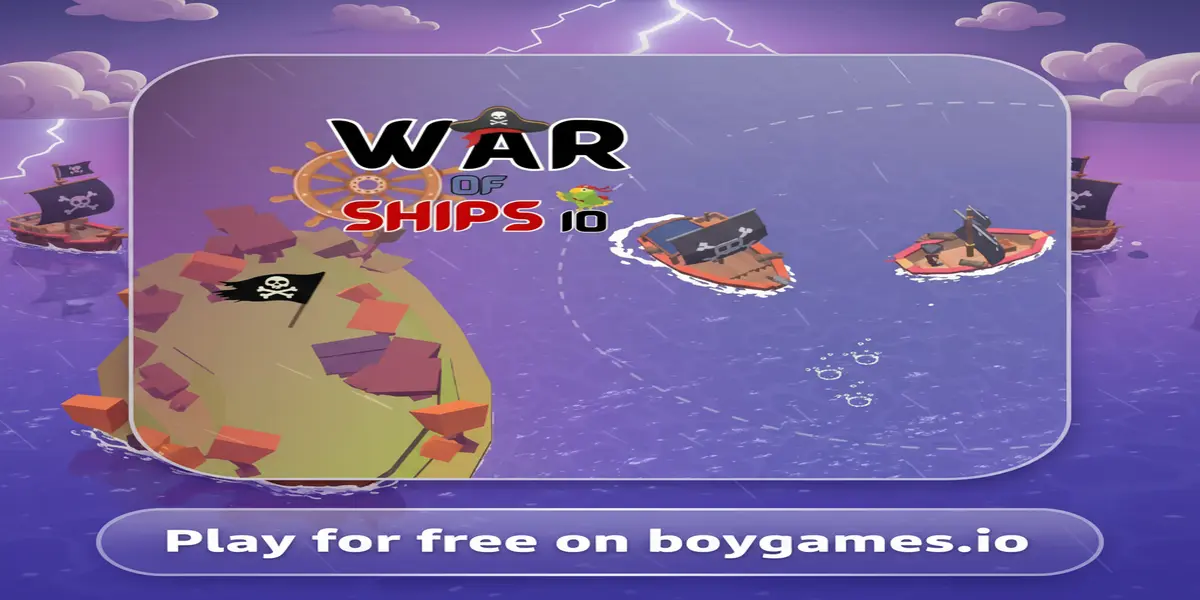 Gameplay screenshot of War of Ships io